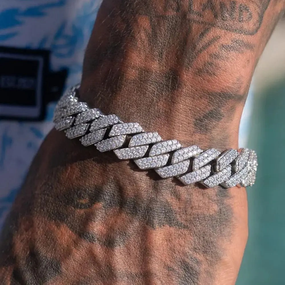 Iced Out Cuban Armband